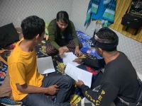 Jaga Kondusifitas Wilayah Jelang Nataru, Kelurahan Peguyangan Pantau Wilayah dan Sosialisasi Kepada Penduduk Non Permanen pendataan penduduk