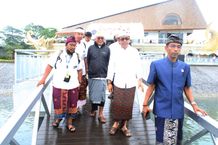 Upacara Melaspas Pelabuhan Sanur, Wali Kota Jaya Negara Mendem Pedagingan di Padmasana Pelabuhan Denpasar