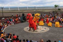 Barongsai Pukau Penonton di Sirkuit All in One Barongsai