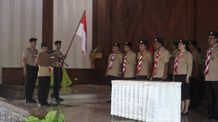 Ketua Kwarda Bali Kukuhkan Kepengurusan Kwarcab Jembrana Jembraña