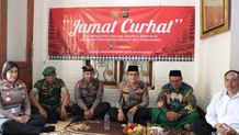 Kapolresta Denpasar Gelar Dialog Bersama Tokoh Agama Jumat Curhat
