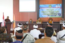 Bupati Tamba Minta Jangan Ada Intervensi Saat Hadiri Deklarasi Damai Pilkel Serentak Pilkel Serentak