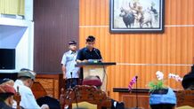 Wabup Ipat Sampaikan Tanggapan Pandangan Umum Fraksi Terhadap Ranperda RTRW Wabup Ipat