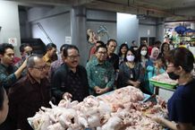 Wawali Arya Wibawa Dampingi Wagub Cok Ace Pantau Harga di Pasar Badung, Upaya Jaga Stabilitas Inflasi Kota Denpasar Pantau Harga di Pasar