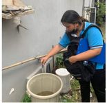 Antisipasi Demam Berdarah Dengue, Jumantik Banjar Robokan dan Desa Padangsambian Kaja Lakukan Abatesasi dan Penyelidikan Epidemiologi Abatesasi