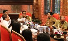 Bupati Sanjaya Terima Entry Meeting BPK RI Perwakilan Bali BPK RI