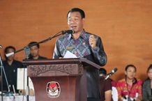PJ Bupati Lihadnyana Harapkan Partisipasi Masyarakat Meningkat Pada Pemilu 2024 Pj Bupati Lihadnyana