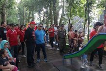 Bupati Sanjaya Bersama Masyarakat Nikmati Minggu Pagi Dengan CFD CFD