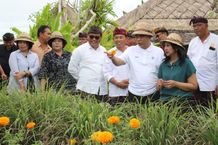 Raih Prestasi Nasional, Wamendes PDTT Budi Arie Setiadi Sambangi Desa Budaya Kertalangu Desa Kertalangu