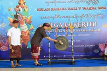 Bulan Bahasa Bali V, Pemkab Jembrana Gelar Lomba Tingkat SD Hingga Bendesa Adat Pemukulan Gong