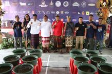 Lestarikan Ikan Koki Bali, Sekda Alit Wiradana Buka Kontes Telaga Lestarikan Ikan Koki Bali