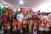 Rai Wahyuni Sanjaya Berikan PMT dan APE pada TK Negeri Pembina dan TK Pertiwi Stunting