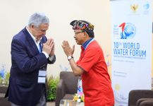 Honorary President World Water Council Terkesan Dengarkan Pidato Gubernur Bali Wayan Koster Pidato Gubernur Bali, Wayan Koster