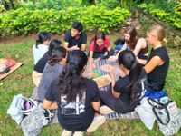 Mahasiswa BIPAS Universitas Udayana dari 7 Negara Belajar Kuliner ‘Sate Lilit’ Bali bipas unud