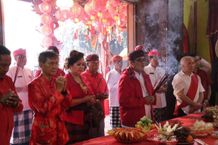 Bupati Sanjaya Hadiri Perayaan Imlek dan Cap Go Meh di Vihara Dharma Catta Vihara Dharma Catta