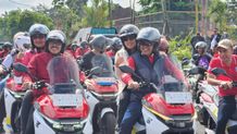 Sedana Arta Resmikan Sirkuit Drag Race Desa Landih Bangli Drag Race