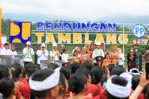Presiden Jokowi Resmikan Bendungan Tamblang Bendungan Tamblang