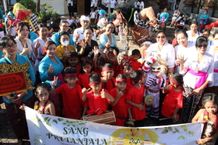 Sagung Antari Jaya Negara Buka Pawai Ogoh-ogoh TK/PAUD Kecamatan Dentim Pawai Ogoh-Ogogh