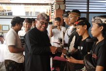 STT. Yowana Paramarthan Tanjung Bungkak Kaja Wadahi Kreativitas Berkesenian Generasi Muda Lomba ogoh-ogoh mini