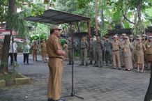 Pimpin Apel Disiplin, Sekda Alit Wiradana Ingatkan ASN Pemkot Senantiasa Jaga Integritas Sekda Alit Wiradana