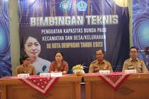 Bunda PAUD Tingkat Kecamatan dan Desa/Kelurahan Se-Kota Denpasar, Ikuti Bimtek Penguatan Kapasitas Bimtek Penguatan Kapasitas