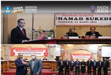 Mochamad Sukedi Doktor Baru Prodi Doktor Ilmu Hukum FH Unud Unud