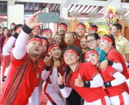 Putri Koster Buka Pelaksanaan Lomba Senam Nangun Sat Kerthi Loka Bali dan Lomba Paduan Suara Buka Lomba senam dan Paduan suara