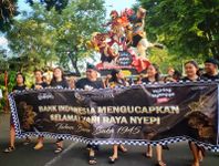 Ogoh-ogoh CBP Rupiah Ikut Meriahkan Malam Pengerupukan di Bali BI Bali Ikut Pawai Ogoh-Ogoh