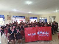 Ajak Duta Safety Riding SMAN 2 Semarapura untuk #Cari_Aman, Belajar Prediksi Bahaya di Jalan Raya SMAN 2 Semarapura