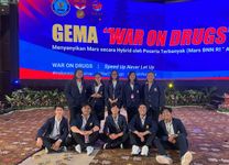 Aksi Gema ‘War On Drugs’ yang Diikuti UKM Kesenian Unud Berhasil Pecahkan Rekor Muri War on Drugs