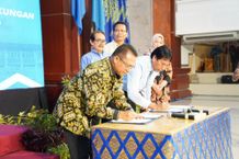 Unud Tanda Tangani Perjanjian Kerja Sama dan Terima CSR dari PT Bank Tabungan Negara (Persero) Tbk Unud