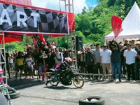 Sedana Arta Buka “Bali Peduli Super Drag Bike” di Sirkuit Landih Drag Race