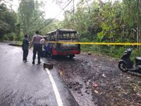 Alami Kebakaran Mobil di Gitgit, Sopir Meninggal Diduga Syok Kebakaran