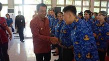 Lantik 210 CPNS, Pj Bupati Harapkan Kinerja Pelayanan Meningkat Lantik CPNS