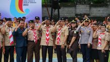 Sekda Budiasa Buka Lomba Tingkat III Pramuka Penggalang Kwarcab Jembrana Lomba pRamuka