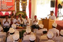 Serap Aspirasi Masyarakat Serta Gali Potensi Desa, Bupati Sanjaya Metemu Wirasa dengan Masyarakat Desa Sangketan Desa Sangketan