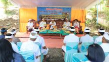 Bantu Umat di Tulungagung, Bupati Jembrana Gugah Semangat Gotong Royong Pembangunan Pura Tulungagung