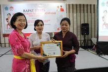 Sagung Antari Jaya Negara Buka Rapat Kerja Bunda Literasi Se-Kota Denpasar Tahun 2023 Raker Bunda Literasi