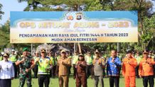 Apel Gelar Pasukan Operasi Ketupat Agung di Jembrana, Sinergitas Amankan Arus Mudik dan Balik Operasi Ketupat Agung
