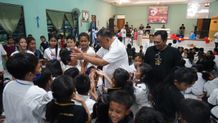 Berbagi Kasih Paskah, Bupati Tamba Rayakan Bersama Anak-Anak Panti Asuhan Berbagi Kasih Paskah