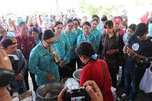 Konsisten Bersinergi Dalam Aksi Sosial, Rai Wahyuni Sanjaya Hadiri Pasar Rakyat Kabupaten Gianyar Pasar Rakyat