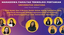 Panen Prestasi, Mahasiswa FTP Unud Sabet Enam Medali dalam Perlombaan Agritech Research and Enterpreneurship Innovation Unud