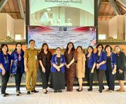 Ketua Umum BKOW Provinsi Bali, Tjok. Putri Hariyani Ardhana Sukawati Buka Sosialisasi Pencegahan KDRT yang Berimplikasi Pada Stunting Sosialisasi Pencegahan KDRT