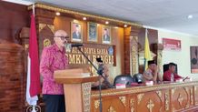Wabup Diar Ajak Pramuka Ramaikan Alun-alun Saat HUT Bangli Pramuka