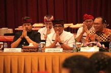 Bahas Ranperda Tata Ruang Wilayah, Bupati Tabanan Hadiri Rakor Lintas Sektor Ranperda