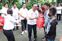 Beragam Kreativitas dan Aksi Sosial Meriahkan Puncak Peringatan May Day di Kota Denpasar Puncak Peringatan May Day
