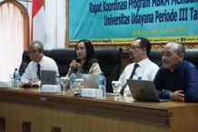 LPPM Unud Gelar Rapat Koordinasi Program MBKM Membangun Desa/KKNT Periode III Tahun 2023 Unud