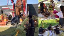 Semarakkan Saraswati, Rumah Kebangsaan Satyam Evam Jayate Gelar Ngelawar dan Lomba Penjor-Gebogan Satyam Eva Jayate