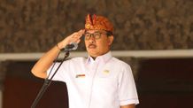 Sekda Suyasa Pimpin Apel Peringatan OTDA dan Hardiknas 2023 Suayasa