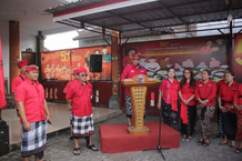 Jaga Kearifan Lokal dan Hargai Kebhinekaan, Sanjaya Pimpin Apel Hari Lahir Pancasila di DPC Hari Lahir Pancasila